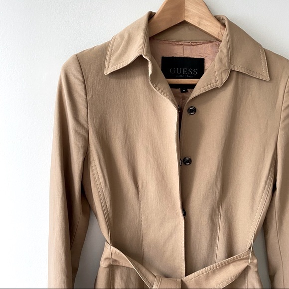 Guess Jackets & Blazers - Vintage Guess Camel Trench